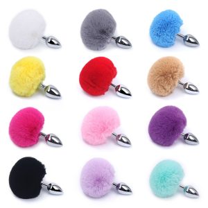 Bunny Tail Metal Butt Plug S | Anal Manufacturer | Sex Toys Wholesale | Adult Toys Distributor