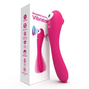 Rosy Bendable Sucking Vibrator | Vibrators Manufacturer | Sex Toys Wholesale | Adult Toys Distributor