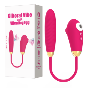Rosy Clitoral Vibe with Vibrating Egg | Vibrators Manufacturer | Sex Toys Wholesale | Adult Toys Distributor